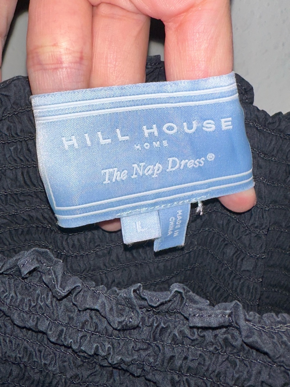 Hill House The Nap Dress Black Size Large - Picture 8 of 9